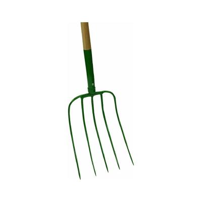 China Heavy Duty Custom Logo Gardening 5 Prong Agricultural Hand Tools Gardening Fork And Shovel for sale