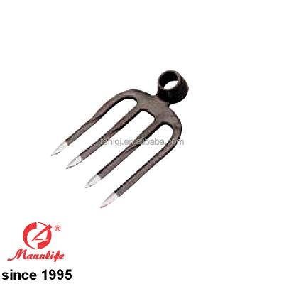 China Steel 4 Prongs Garden Fork Hoe With PVOC Support for sale