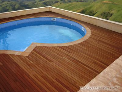 China teak wood decking for swimming pool use for sale