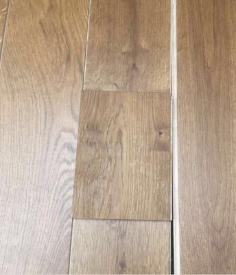 China oiled smoked oak engineered timber flooring for sale