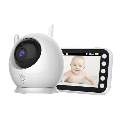 China 4.3 Inch Digital Wireless Two Way Intercom Baby Monitor Night Vision Music Player and Room Temperature Monitoring for sale