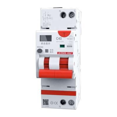 China China APP , PC Cloud Platform Smart Auto Management IoT Self ON And OFF Circuit Breaker LRZN05-40AP-1P+N for sale