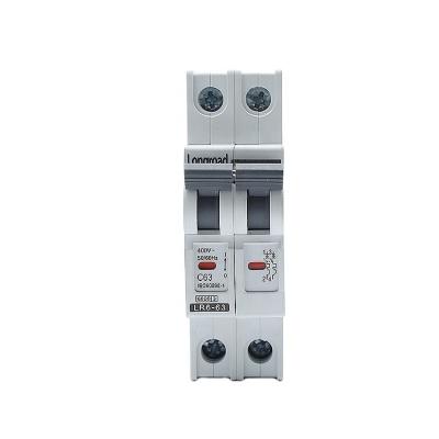 China 1P 2P 3P 4P 400/230V 6kA Thermal Magnetic Miniature Circuit Breaker Mcb LR6-2-63 for sale