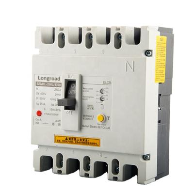 China Electronic Residual Current Device 4 Phase 250a Rccb Circuit Breaker L for sale