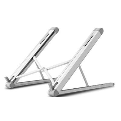 China Home Office Metal Tablet Notebook Holder Foldable Computer Stand Adjustable Aluminum Riser Laptop Desk for sale