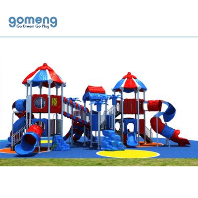 China Plastic Kids Outdoor Playground Items Large Outdoor Playground Amusement Slide for sale