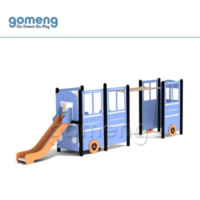 China Outdoor Games Plastic Playground Kids Playground Plastic Slides For Amusement Park for sale