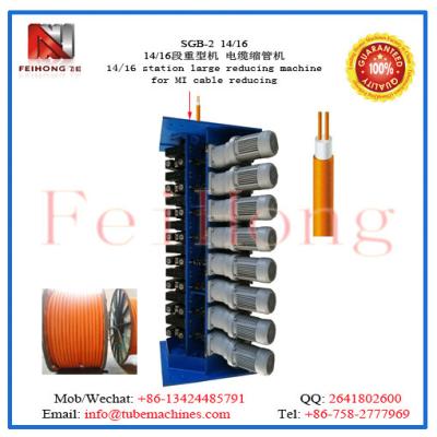 China Mineral insulated cable reducing machine| MI cable shrinking machine|MI cable reducing line en venta