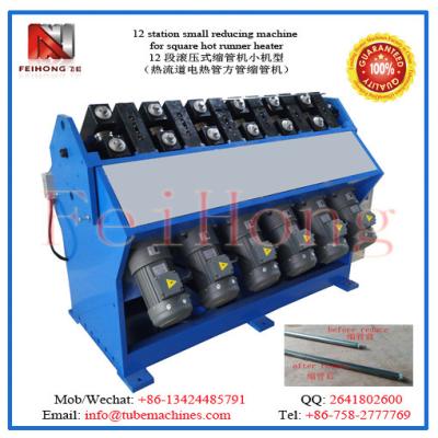 China ROLLER SHRINKING MACHINE FOR HOT RUNNER HEATERS CHINA HEATING ELEMENT MACHINERY MANUFACTURER FEIHONG en venta