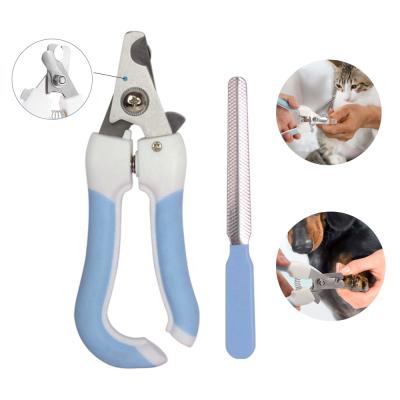 China Cat Dog Nail Cutter Viable Clippers And Professional Quick Painless Trimmers Set With Safety for sale