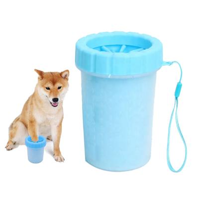 China Dog Cleaner Paw Washer Cleaner Cup Portable Multi-Color Outdoor Portable Rubber Foot Pet Cleaner for sale