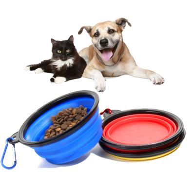 China Factory Wholesale Viable Outdoor Travel Collapsible Collapsible Dog Bowl for sale