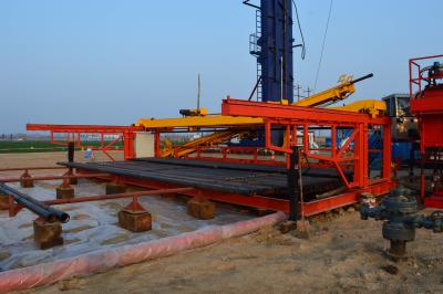 China Oil Pipeline Automatic Lifting Stacking And Discharging Machine For Oil Well Maintenance for sale