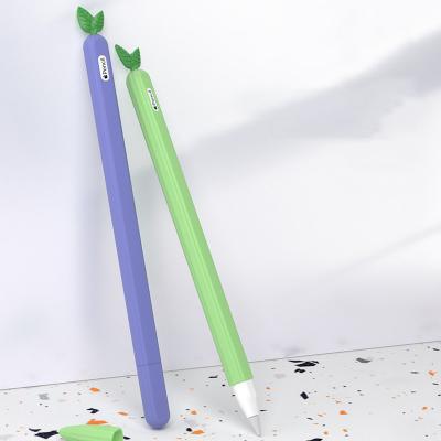 China For Pencil 2 New Arrival Full Silicone Apple Pencil Cover Protective Case Suitable For Apple Pencil 2nd Cute Fruit Style for sale