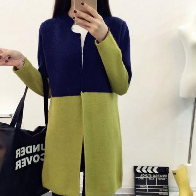 China Anti-Shrink Woman Long Sleeve Open Front Cardigan Sweater for sale