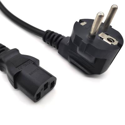 China Wholesale COMPUTER SIPU Europe AC Power Plug Cable Eu AC Power Cord for c13 c7 C5 computer for sale