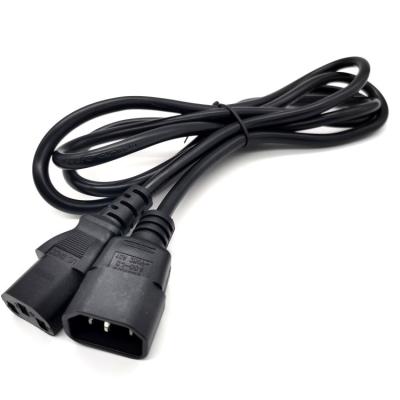 China Other Wholesale 3 Pin Power Plug C13 to AC Power Cord C14 for sale