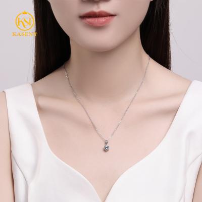 China Fashionable vvs high quality custom 925 moissanite pendant 925 moissanite necklace chain pendant custom for women for sale