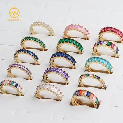 China Trendy Wholesale Statement Earrings Fashion Designer Circle Zircon Women's CZ Circle Earrings for sale