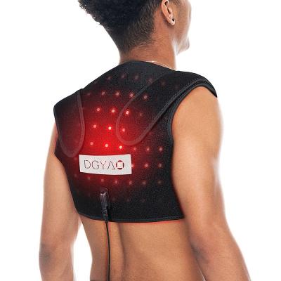 China Relieve stiffness & DGYAO 660nm Spasm Red Light and 880nm Infrared Light Therapy Led Back Shoulder Pain Relief Pad Wraps for sale