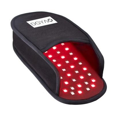 China Relieve Foot Pain DGYAO 2022 Best Popular Red Infrared Foot Pain Relief Slippers LED Light Therapy Device for sale