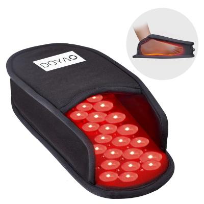 China Relieve Foot Pain DGYAO Led Red Foot Feet Near Infrared Light Therapy Device Slipper Boots Instep Toe Pain Relief (DIP Beads, 1 protection) for sale