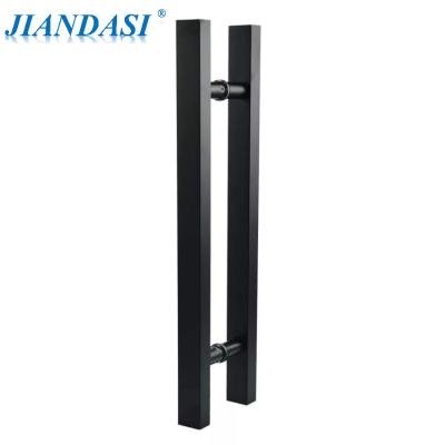 China Easy Installation Hot Selling Square Tube H Shape Door Handle for sale