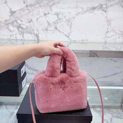 China 2022 fashion fashion fluffy shopping bag women's tote bag designer brand for sale