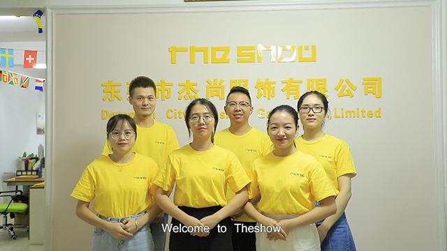 Verified China supplier - Dongguan City Theshow Garment Co., Ltd.