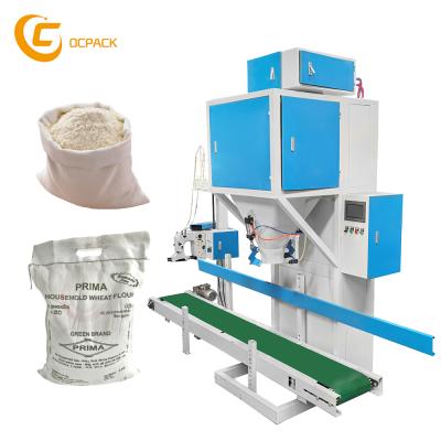 China Food 10kg 20kg 25kg Matcha Cocoa Coffee Powder Chilli Powder Wheat Flour Packing Machine for sale