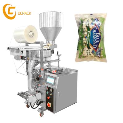 China Food Vertical Measuring Cup Weighing Powder Granule Pouch Small Peanut Cashew Nut Packing Machine for sale