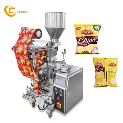 China Small Dry Food Fruit And Vegetable Banana Potato Chips Packaging Machine for sale