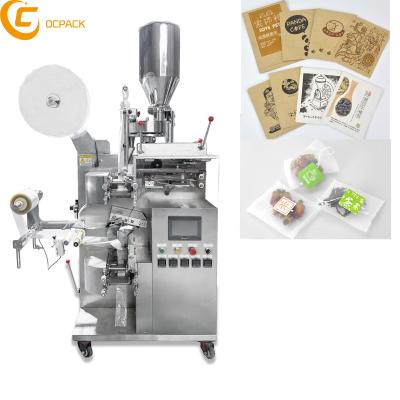 China Food Factory Price Automatic Tea Bag Pouch Packing Machine Inner And Outer Sachet Tea With Label for sale