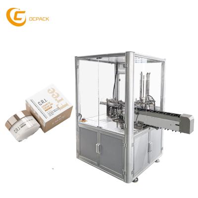 China Food Cookies Chocolate Coffee Tea Box Packing Machine Multifunctional Cosmetic Cartoning Small Stainless Steel 304 for sale