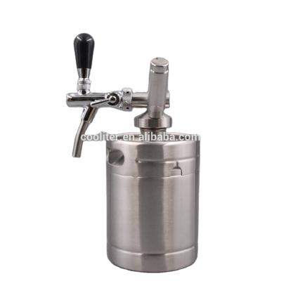 China Coffee Food Grade SS304 Nitro Cold Drip Nitrogen Coffee Kegs With Nitro Cartridge for sale