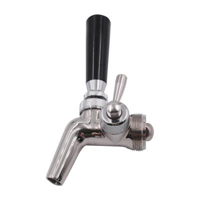 China 304 stainless steel factory direct sale food grade beer dispenser flow control faucet stainless steel beer tap system for sale