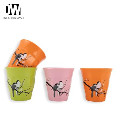 China Factory Supply Creative Unbreakable Food Grade Melamine Tea Milk Water Mugs Mugs for sale