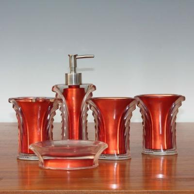 China Viable Romantic Bath Accessories Set from Fashional Polyresin for sale