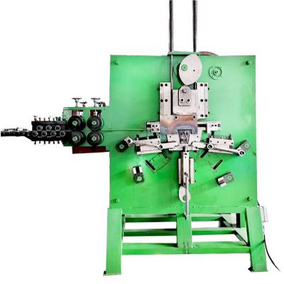 China Automatic Steel Ring S Hook D Steel Square Metal Folding Making Wire Loop Forming Machine for sale