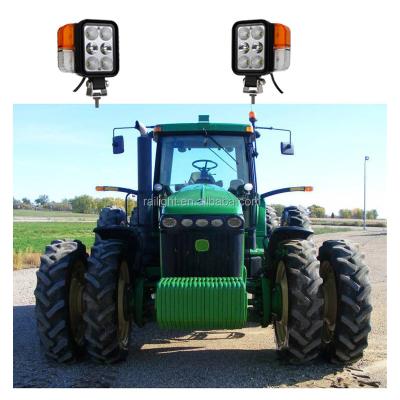 China New Arrival Aluminum Diecast Housing Car Led Work Light Flood Lamp Square 10-80V For Trucks Offroad Forklift for sale