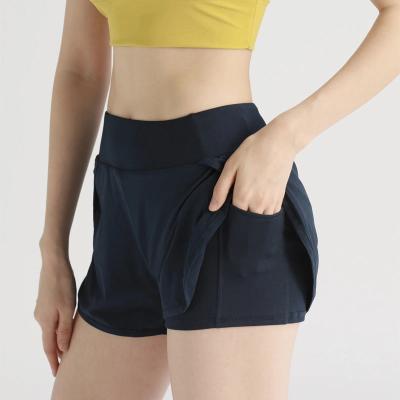 China Factory Direct Selling New Sustainable Indoor Sportswear Women's Yoga Wear Shortsnd Custom Quick-Drying Sport Shorts YOGA SHORTS for sale