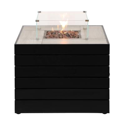 China Outdoor Patio Fire Pit Portable Gas Burning Cast FirePit Stored Iron for sale