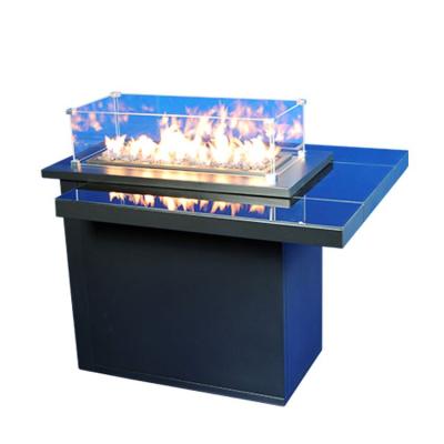 China OEM Pit Wholesale Modern Stocked Stainless Steel Fireplace Garden Gas Fire for sale