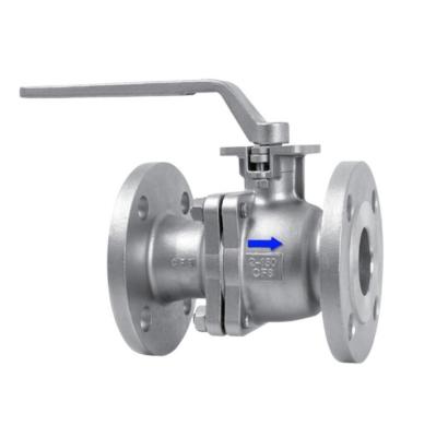 China General 304 Stainless Steel Flange Connection Valve Manual Roller Ball Valve High Temperature Water Vapor Resistant for sale