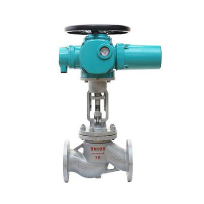 China General high temperature electric shut-off valve and steam heat conduction oil switch high pressure explosion-proof remote adjustment for sale