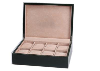 China Custom Fashional Watch Storage Box 8 Slots For Presentation Watch Dustproof for sale