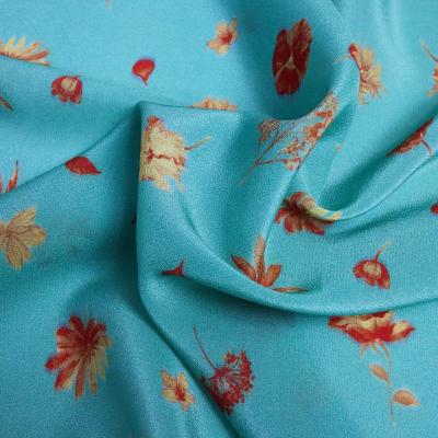 China 12mm Breathable Silk Crepe From China Fabric Customization Digital Print - printed silk fabric for dress for sale