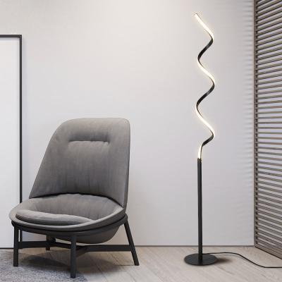 China Fashion Design Nordic Style Modern Stand Lamp Minimalist Floor Corner Lamp With Filling Function for sale