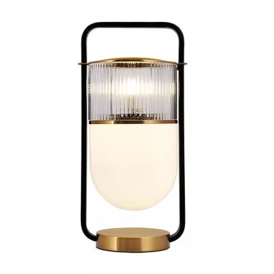 China New Contemporary Modern European Fashion Design Creative Portable Bedside Light Bedroom Lamp Table Lamp Dimmable Desk Lamp For Hotel for sale