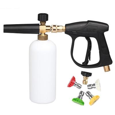 China Camouflage Forest 3000 PSI High Pressure Water Foam Spray Gun With Car Wash Snow Foam Lance Foam Cannon for sale